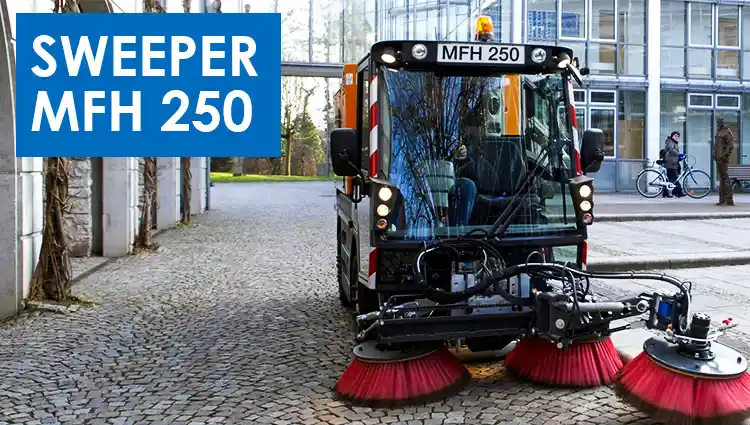 MFH 250 Electric Road Sweeping Machine