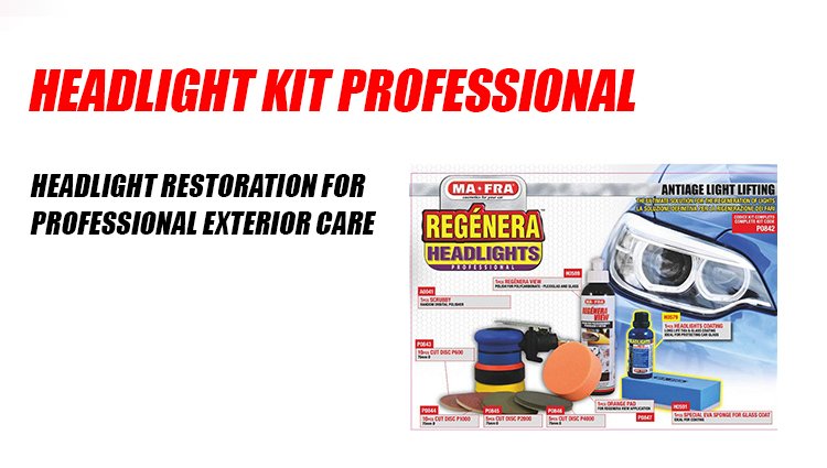 Professional Headlight Restoration Kit