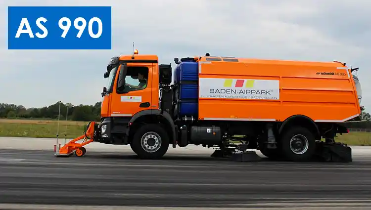 Airport Sweepers & Runway Cleaning Machines | Industrial Runway Sweepers